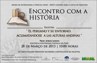 Museu de Astronomia debate a construção da imagem do território peruano por cientistas nos séculos XIX e XX