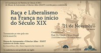 MAST realiza conferência sobre Raça e Liberalismo na França