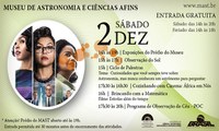 Sábado para celebrar a Astronomia