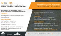 Preservação e Pesquisa em Acervos de C&T no MAST