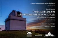Ciclo de Palestras: O dia a dia de um astrônomo observacional: desafios e surpresas