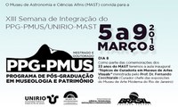 XIII Semana de Integração do PPG-PMUS/UNIRIO-MAST