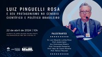 Assinatura do termo de doação do arquivo de Luiz Pinguelli Rosa