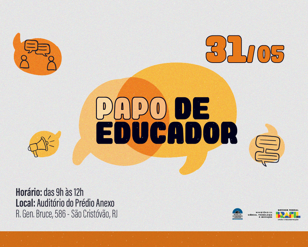 Banner Papo de Educador de maio