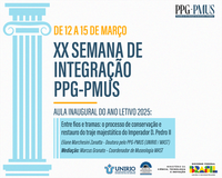 Aula sobre conservação do traje de D. Pedro II marca abertura do ano letivo do PPG-PMUS