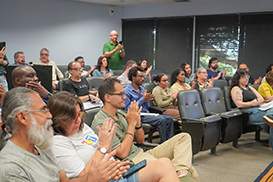 Público presente no evento