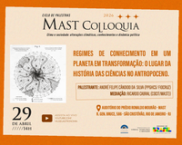 MAST Colloquia discute clima e sociedade