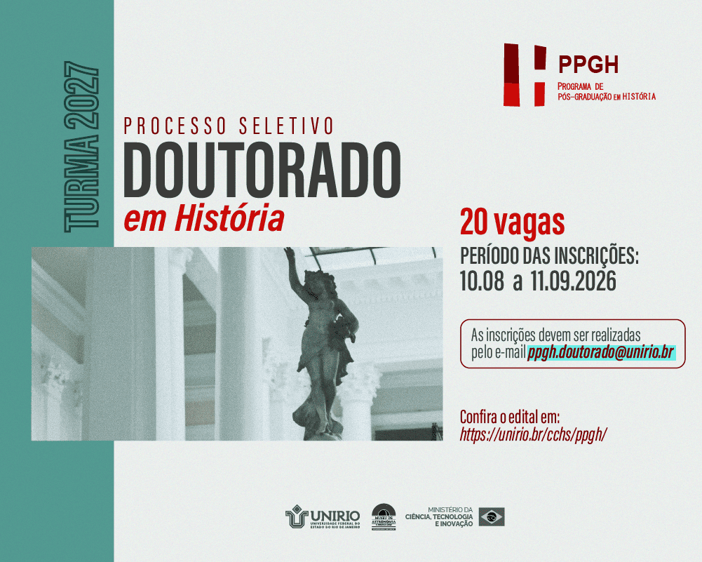 Processo seletivo doutorado em História