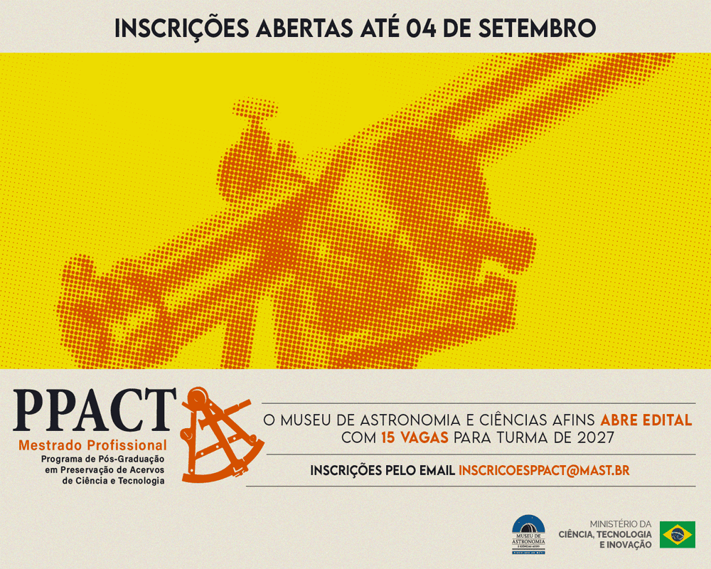 Inscrições abertas para o PPACT até o dia 4 de setembro