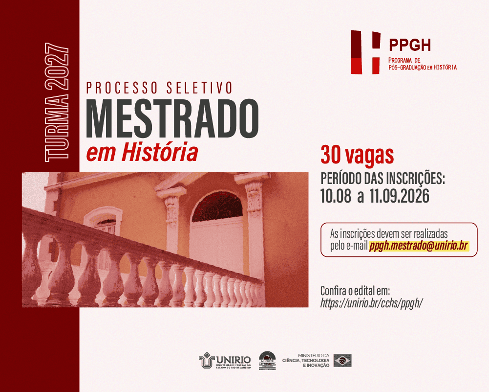 Processo seletivo mestrado em História