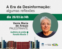Palestra “A Era da Desinformação: algumas reflexões”