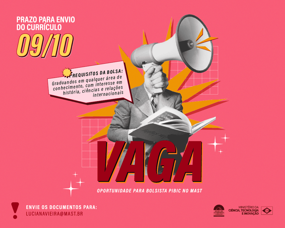 Vagas área História da Ciência