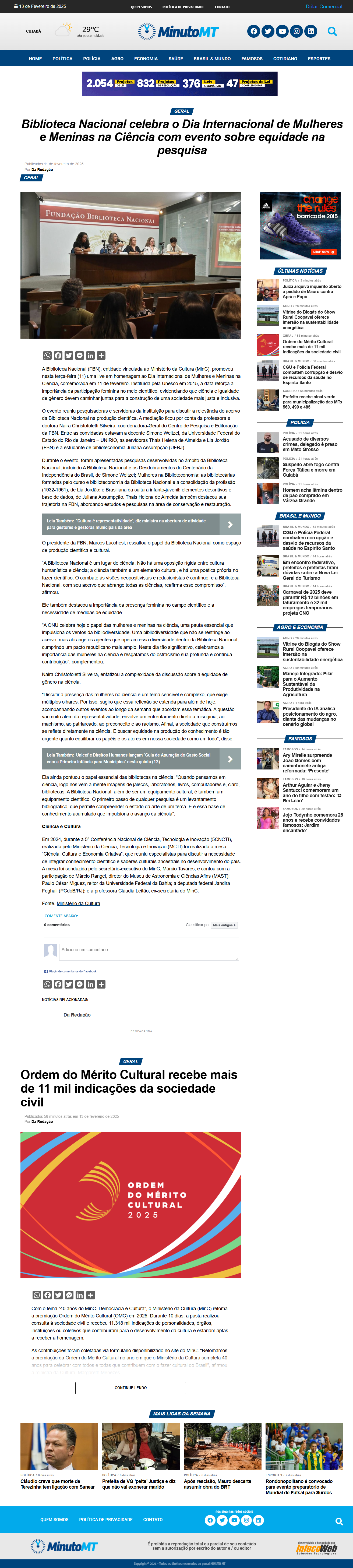 Biblioteca Nacional celebra o Dia Internacional de Mulheres e Meninas na Ciência com evento sobre equidade na pesquisa