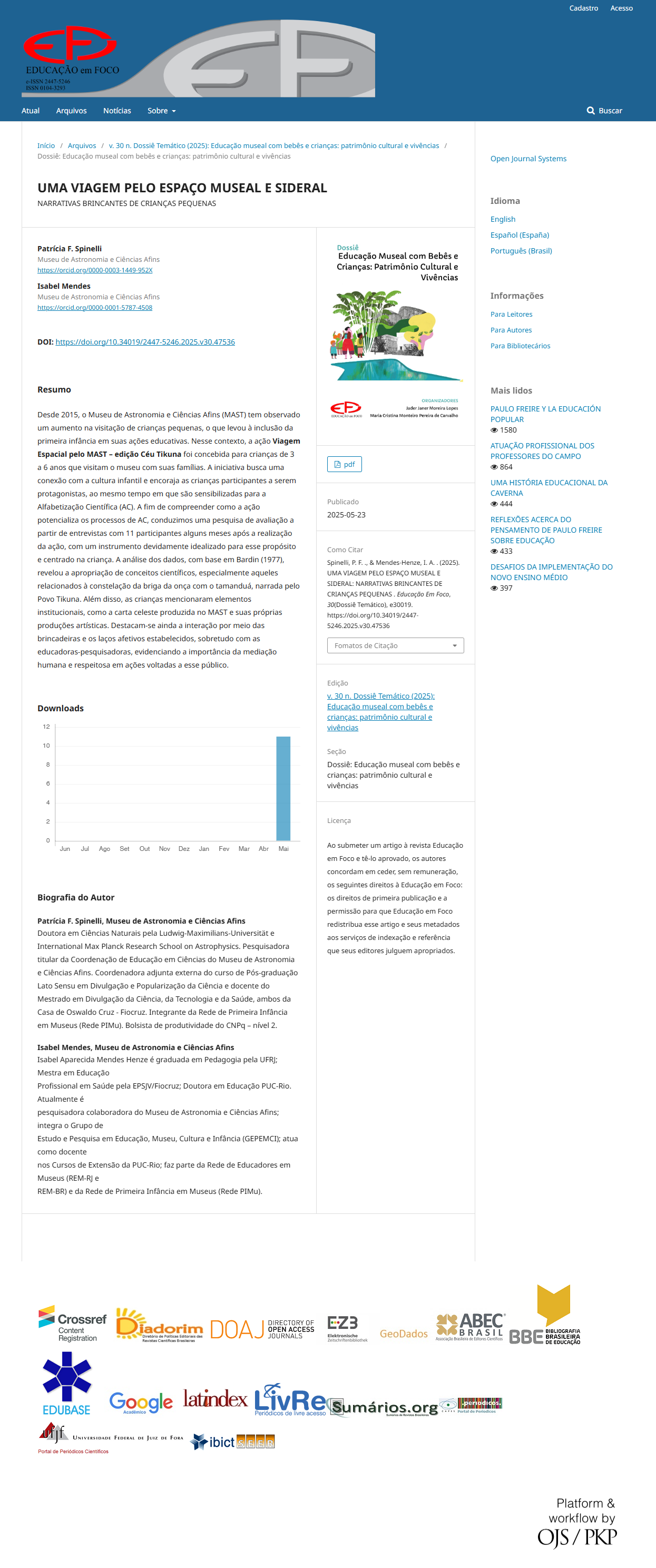 Dissiê Museal com Bebês e Crianças: Patrimônio Cultural e Vivências