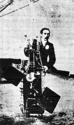 O motor e o balão dirigível