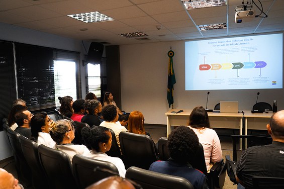 Ação lotou o auditório do prédio Ronaldo Mourão