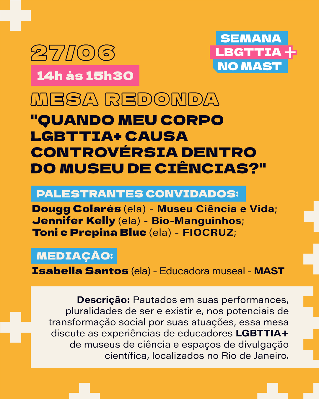 Programação dia 27/06