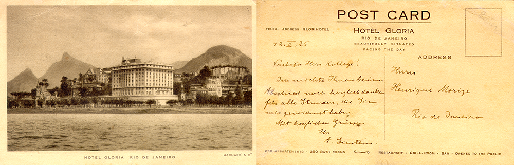 Cartão postal Einstein