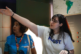 Bolsista PCI/MAST Julliana Vilaça