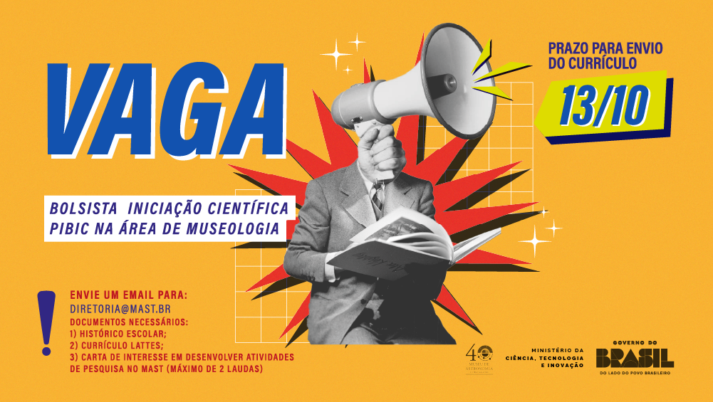 Bolsa para estudantes de Museologia no MAST