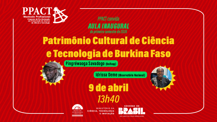 No dia 9 de abril, o Museu sediará evento do PPACT