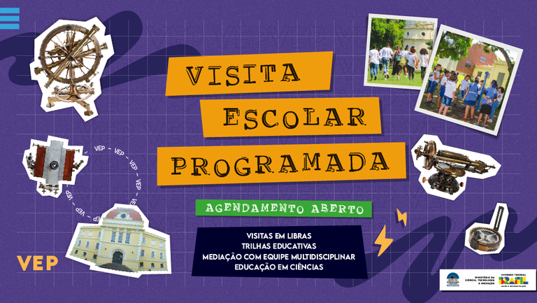 Inscrições Abertas para a Visita Escolar Programada 2026 do MAST!