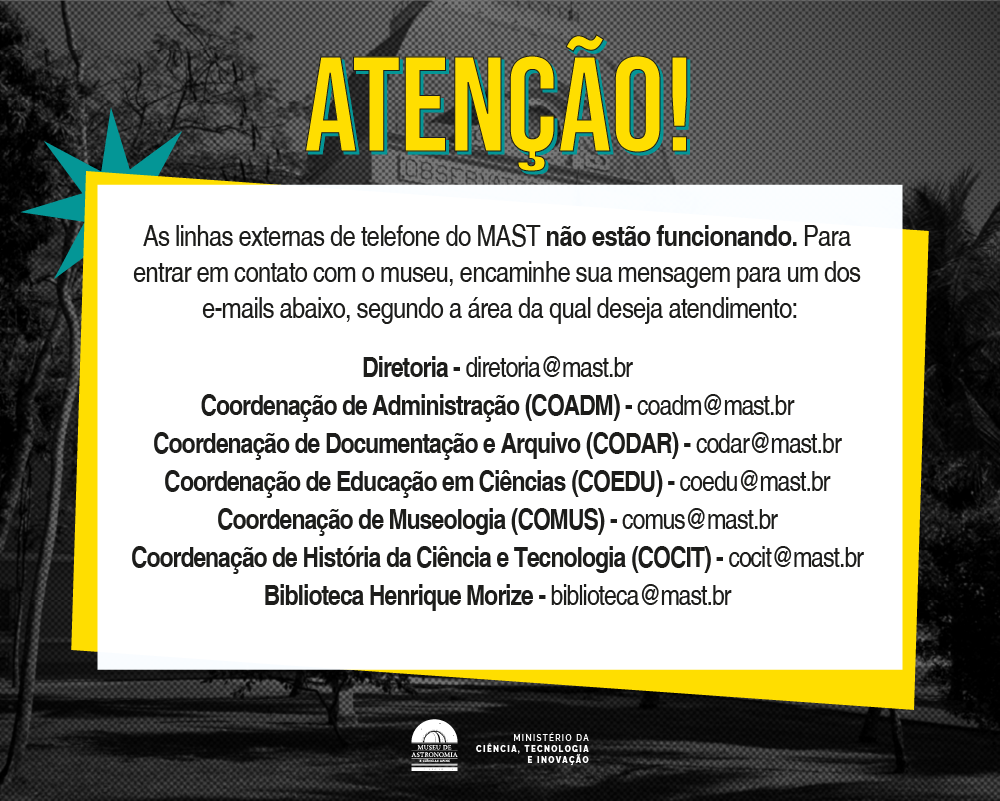 Informativo importante sobre problema na linha telefônica