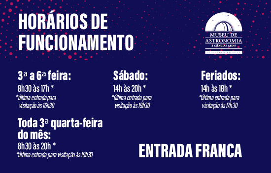 Horário de funcionamento