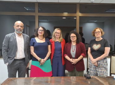 Ministra Luciana Santos visita o MAST e participa do Programa de História Oral do museu