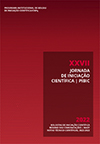 Imagem da capa caderno PIBIC 2022