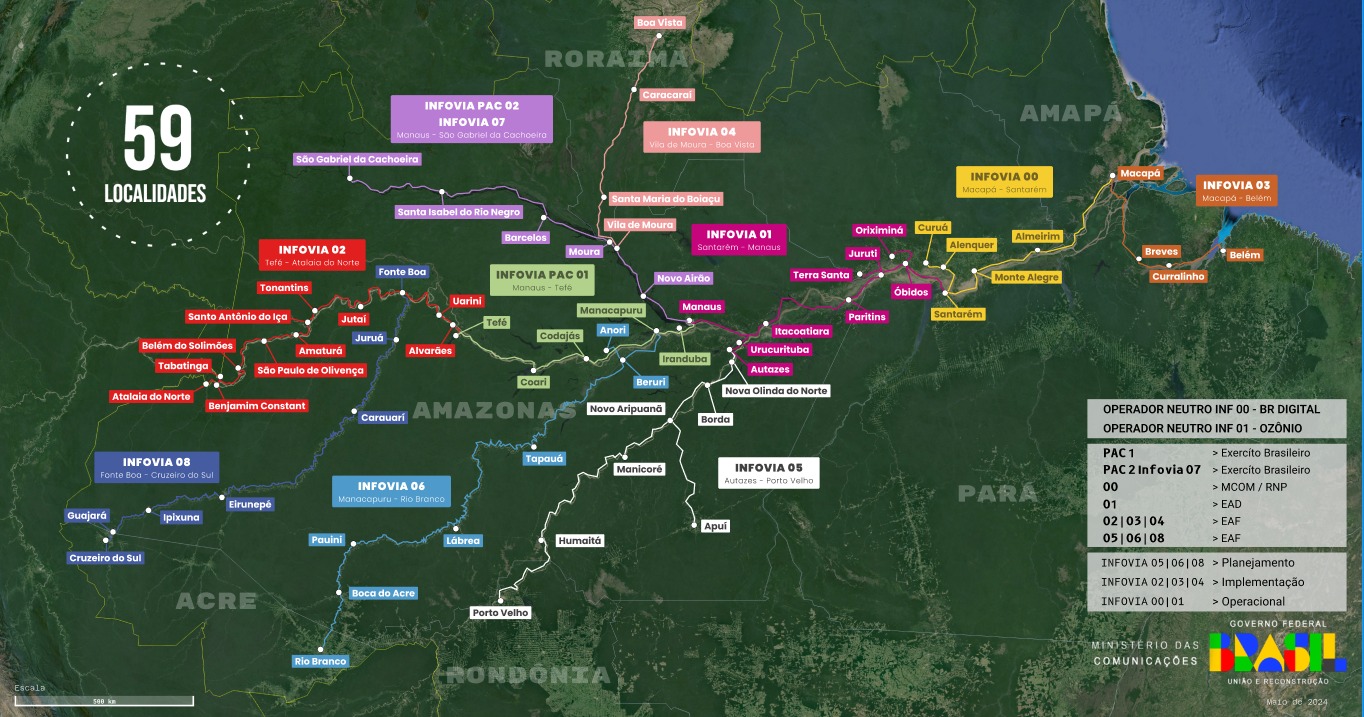 Mapa Integrado Norte Conectado