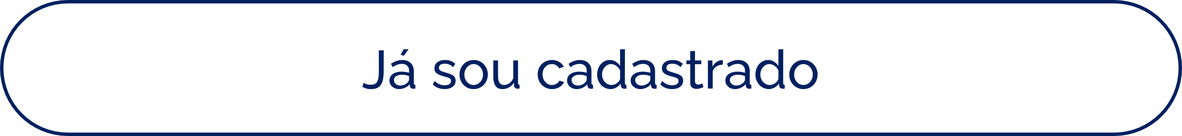 Já sou Cadastrado