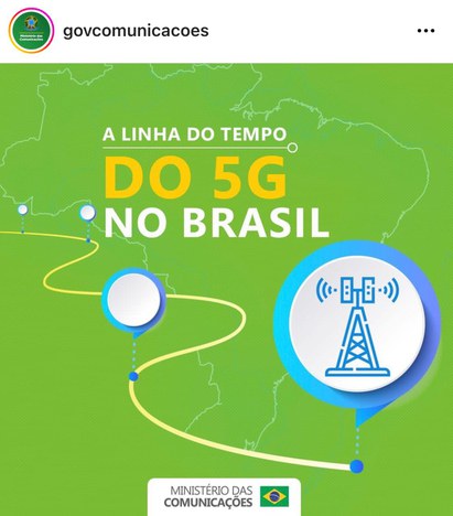 Clique para acessar o Instagram do MCom