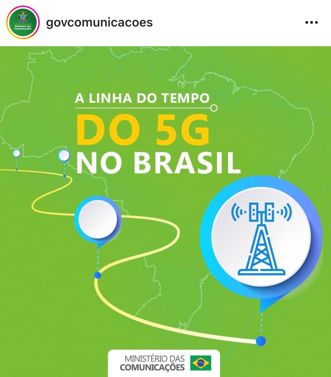 Clique para acessar o Instagram do MCom