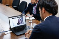 Videoconferência com representante do Unicef teve internet como tema