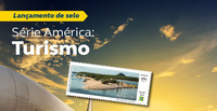 Selos especiais dos Correios homenageiam turismo brasileiro