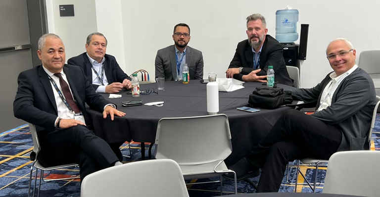 Reunião com delegação brasileira