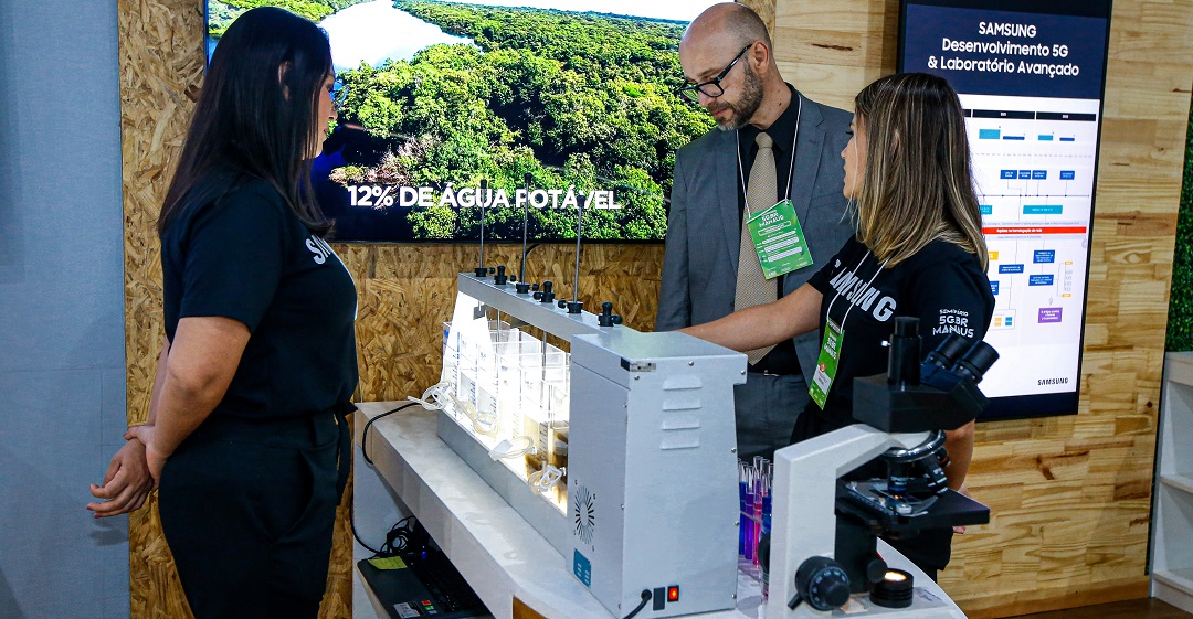 Empresas parceiras levaram inovações e produtos ao evento promovido pelo Ministério das Comunicações (MCom) na capital amazonense