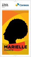 Selo dos Correios imortaliza legado de Marielle Franco