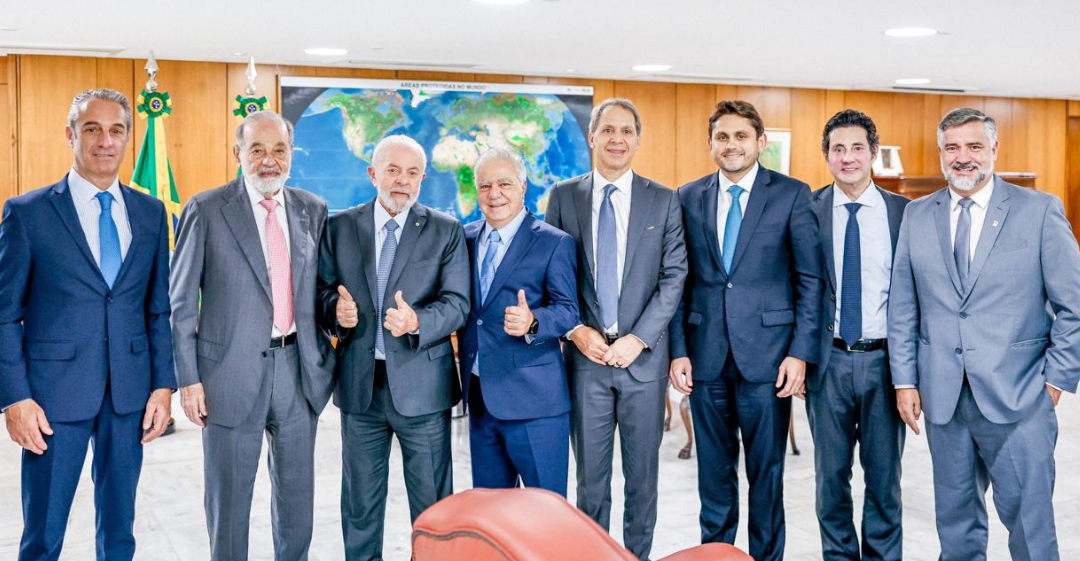 Valor foi apresentado ao presidente Lula e ministro Juscelino Filho durante encontro com o empresário mexicano Carlos Slim, fundador e controlador do grupo