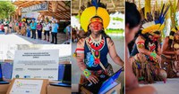 Ministério das Comunicações doa computadores a comunidade Pataxó em Cabrália