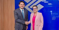 Juscelino Filho e presidente do Banco do Brasil negociam parceria para doação de computadores para inclusão digital