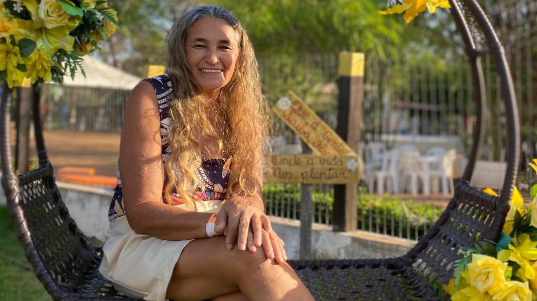 A lavradora Natalina Maria de Sousa Santos / FOTO: Divulgação/EAF