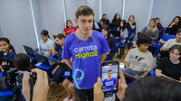 Carreta Digital chega a Pelotas (RS) para levar capacitação e letramento digital a 900 alunos da região