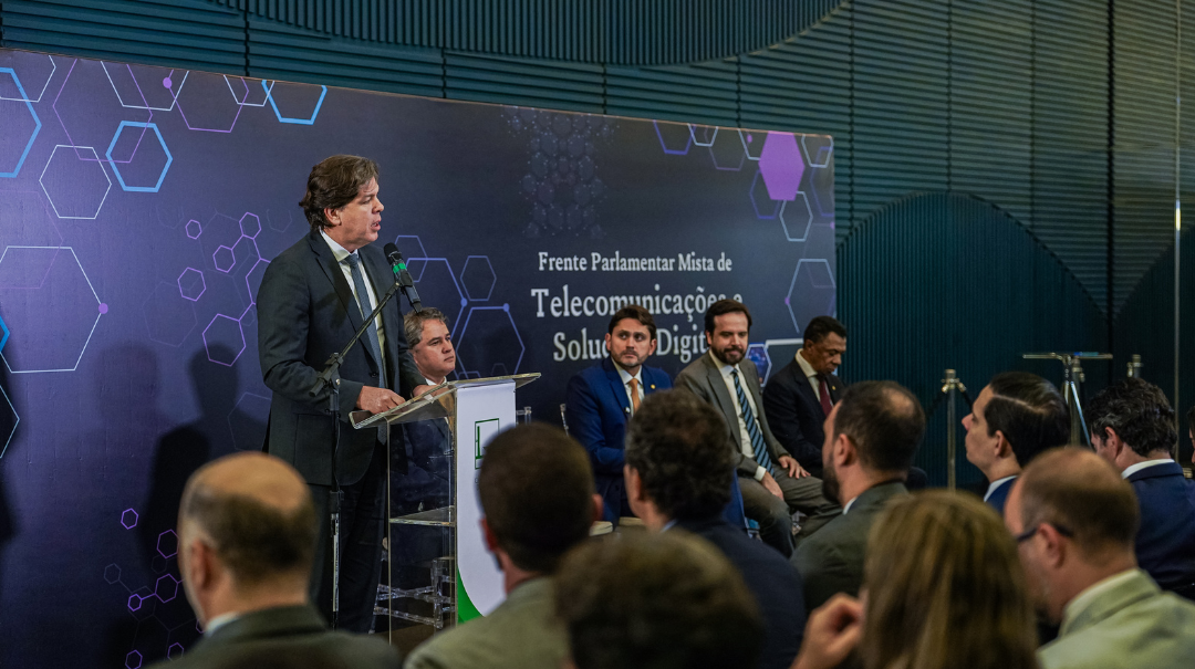 Ministro das Comunicações participou, nesta terça-feira (16), do lançamento da Frente Parlamentar Mista de Telecomunicações e Soluções Digitais