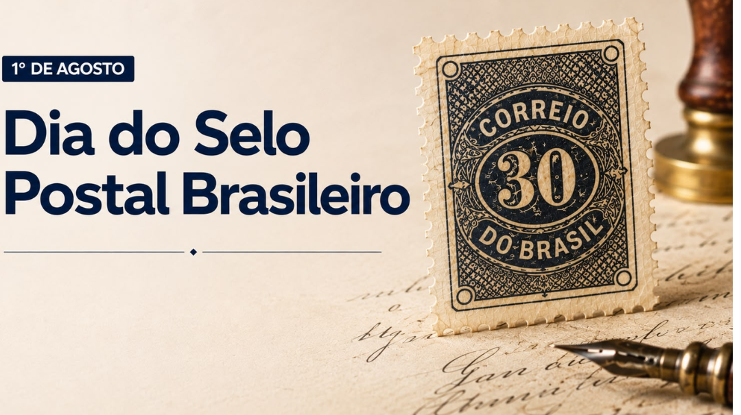 Lançado em 1º de agosto de 1843, o selo “Olho de Boi” colocou o Brasil entre os primeiros países do mundo a adotar um sistema nacional de franquia postal