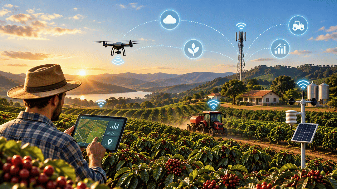 Com acesso à internet, produtores rurais ganham eficiência, ampliam o acesso a mercados, qualificam sua atividade e utilizam serviços essenciais