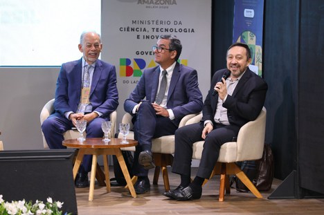 Francisco do O', conselheiro do CCT, participa de debates Foto: Diego Galba (ASCOM/MCTI)