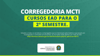 Corregedoria divulga calendário de cursos EAD para o 2º semestre.