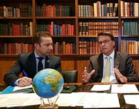 Em live do presidente Jair Bolsonaro, secretário do MCTI destaca ações da comitiva brasileira que foi a Israel